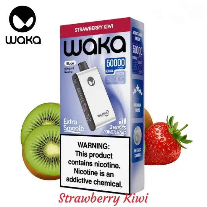 Waka Blade 50000 Puffs Disposable Vape - Strawberry Kiwi - Disposable Vape - Vapes Uae
