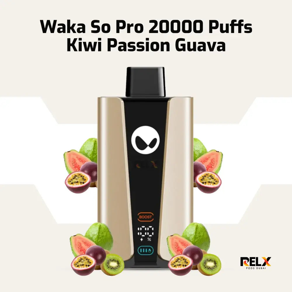 Waka Sopro 20000 Puffs Disposable Vape - Kiwi Passion Guava - Disposable Vape - Vapes Uae