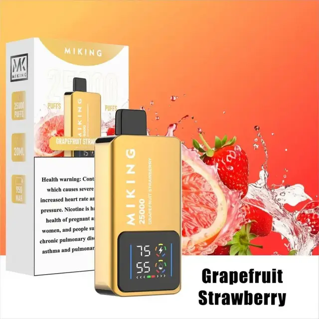 MIKING 25000 PUFFS DISPOSABLE VAPE (Grapefruit Strawberry)