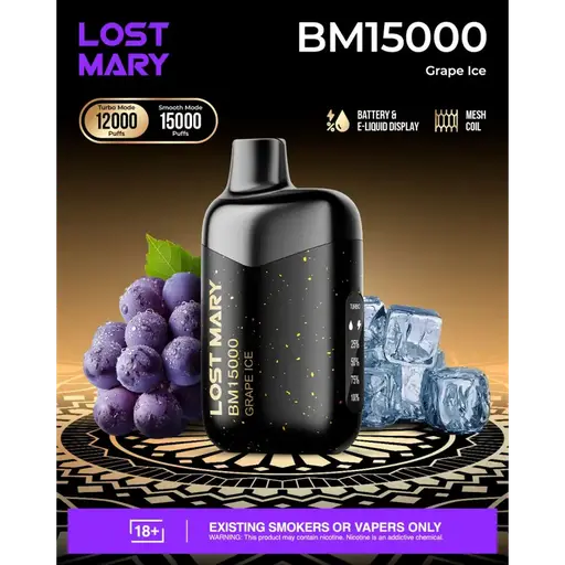 LOST MARY BM15000 PUFFS DISPOSABLE VAPE
