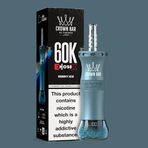 AL FAKHER E-HOSE X CROWN BAR 60000 PUFFS DISPOSABLE VAPE