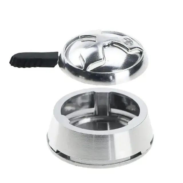 Hookah Shisha Heat Management Device Hmd - Silver - Smoking Accessories - Vapes Uae