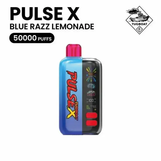 TUGBOAT PULSE X 50000 PUFFS DISPOSABLE VAPE (Blue Razz Lemonade)
