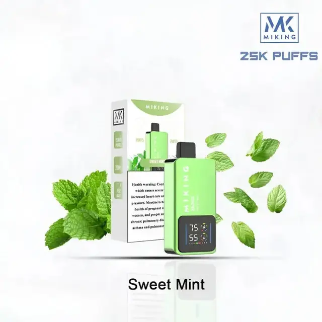MIKING 25000 PUFFS DISPOSABLE VAPE (Sweet Mint)