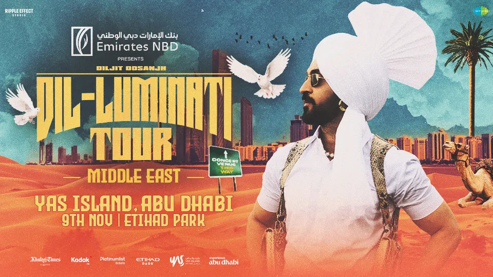 Diljit dosanjh’s iconic dil-luminati concert in abu dhabi | vape abudhabi