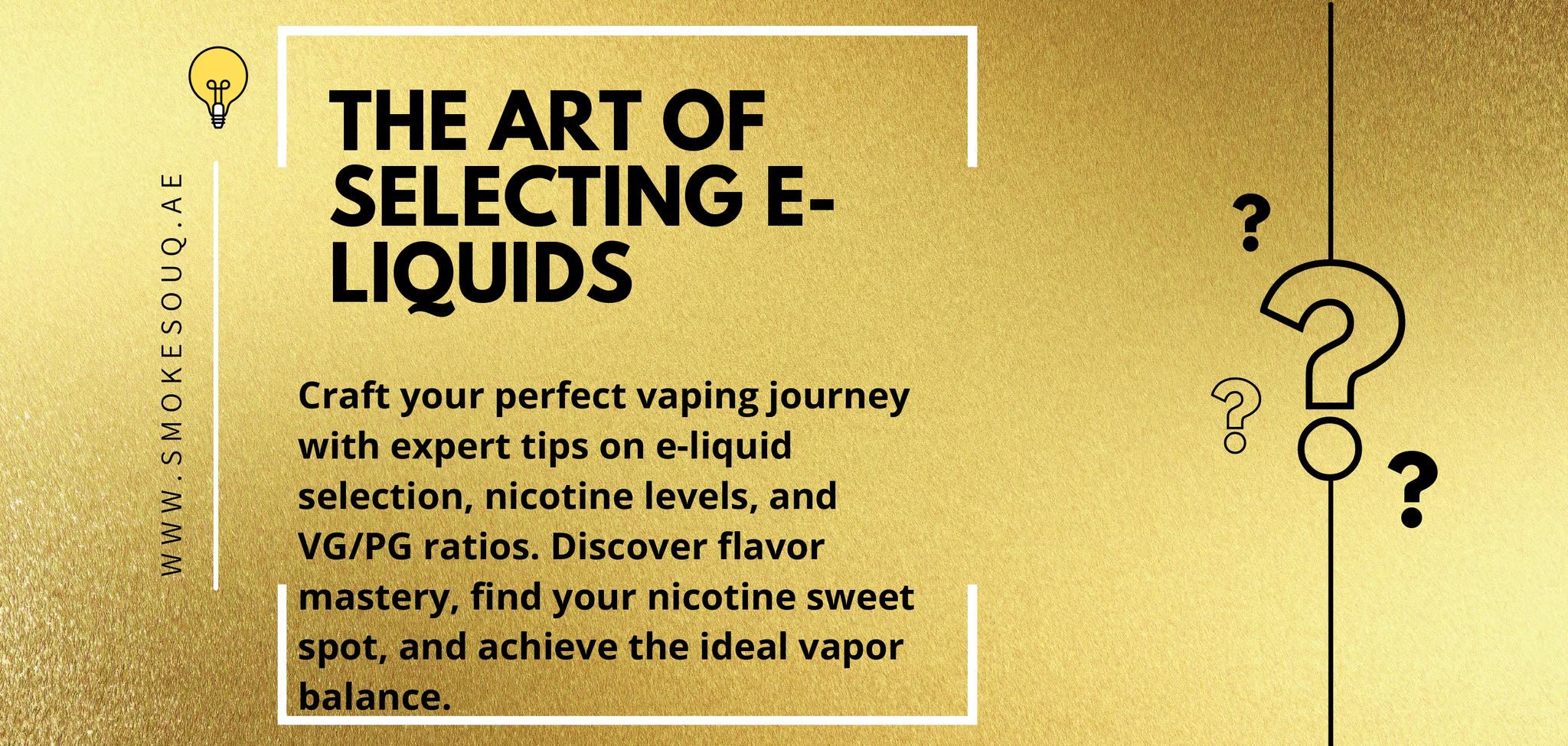 The art of selecting e-liquids: flavor strength and vg/pg