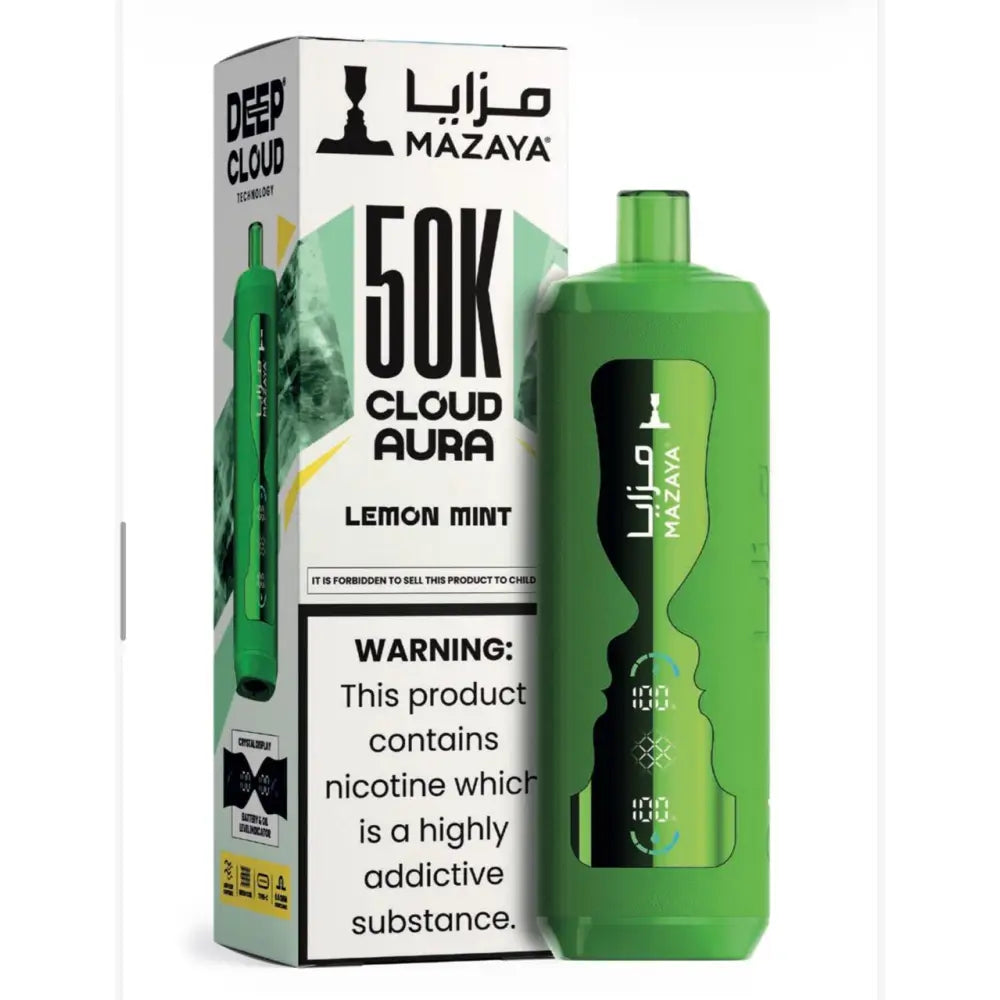 Mazaya Cloud Aura 50000 Puffs Disposable Vape - Disposable Vape - Vapes Uae
