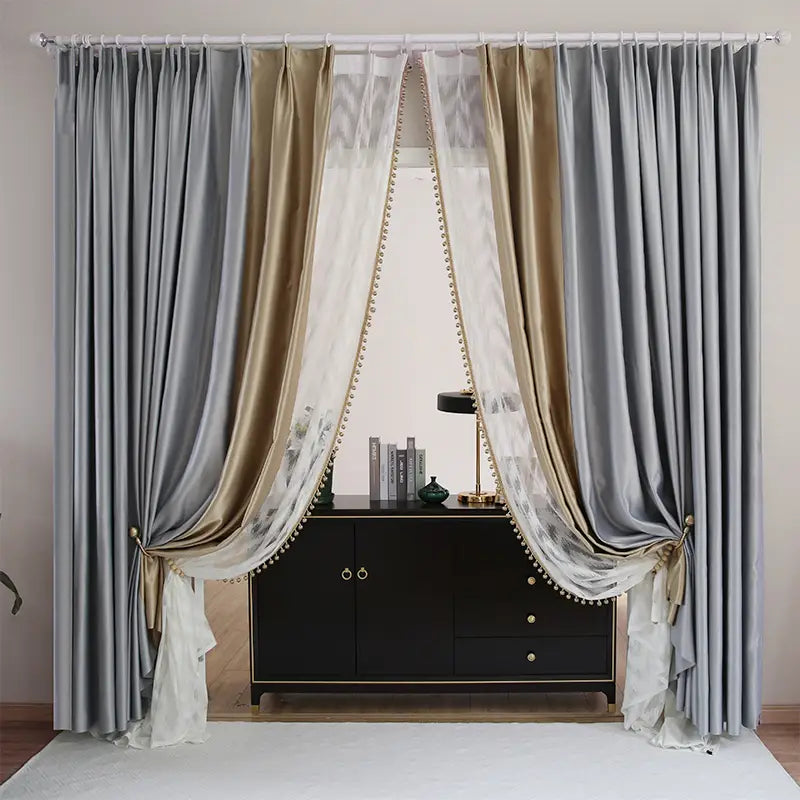 Luxury modern blackout curtains - eco-friendly