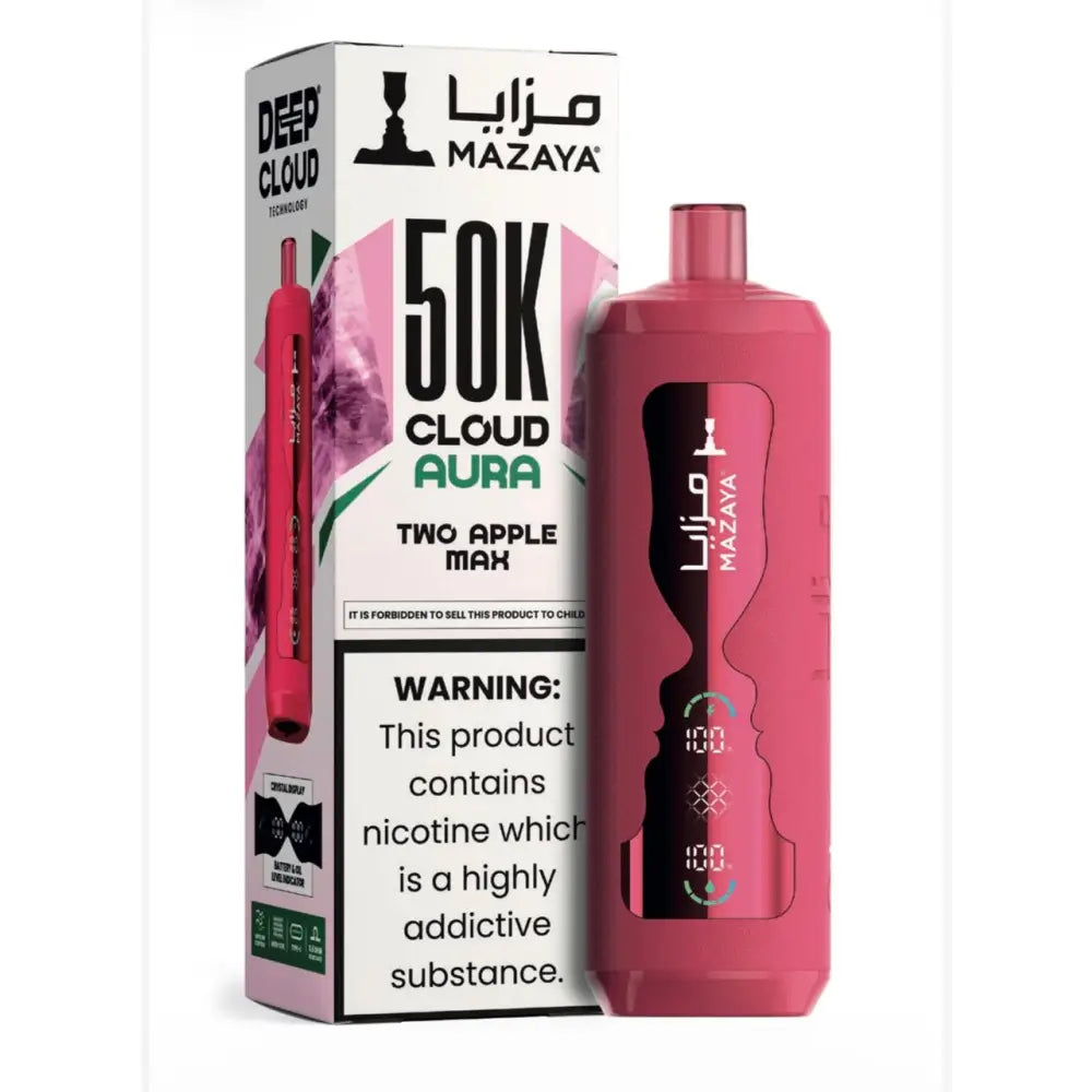 Mazaya Cloud Aura 50000 Puffs Disposable Vape | Fast Delivery Dubai & Mazaya Cloud Aura 50000 Puffs Disposable Vape | Fast Delivery Dubai &