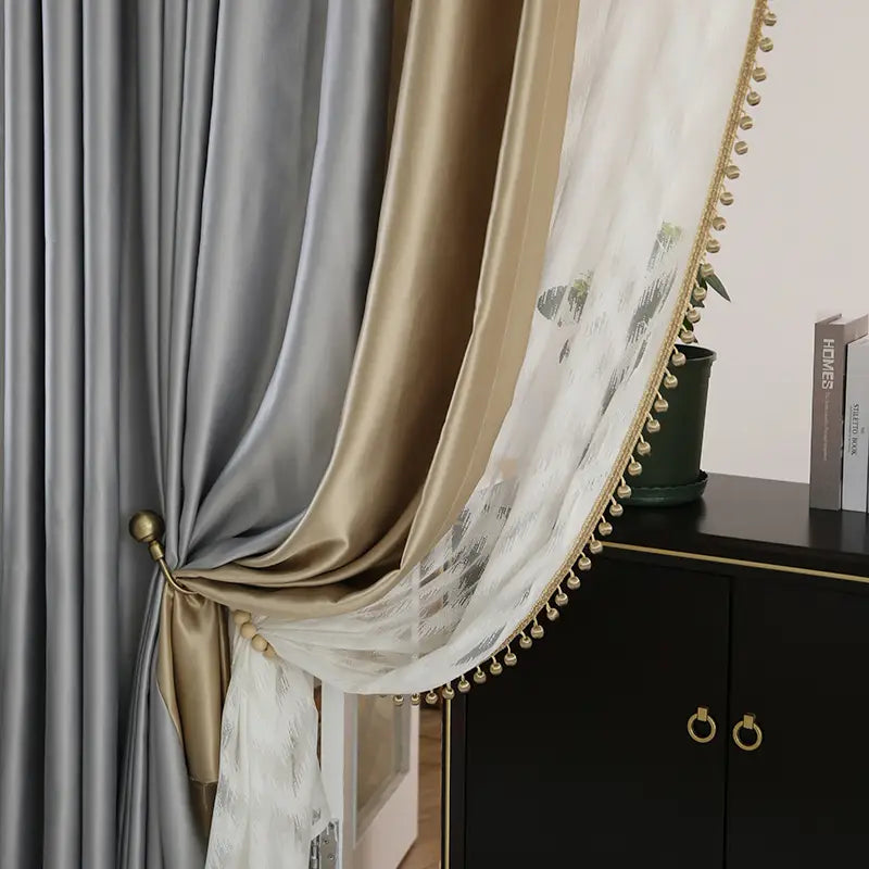 Luxury modern blackout curtains - eco-friendly