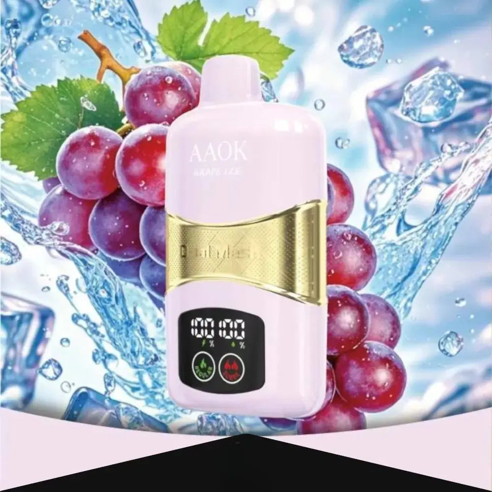 Aaok A153 63000 Puffs Disposable Vape - Grape Ice - Disposable Vape - Vapes Uae