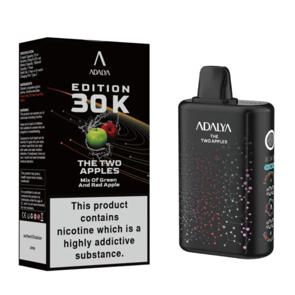 Adalya Edition 30000 Puffs Disposable Vape - the Two Apples - Disposable Vape - Vapes Uae