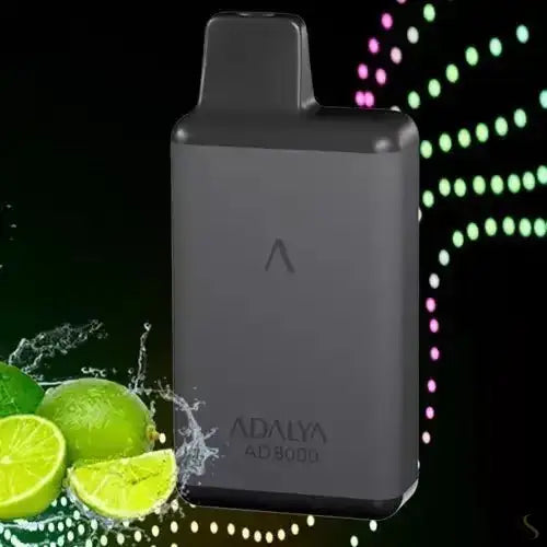 Adalya vape ad8000 puffs - fresh lime - disposable vape