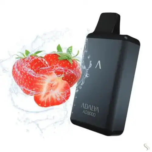 Adalya vape ad8000 puffs - strawberry splash - disposable vape