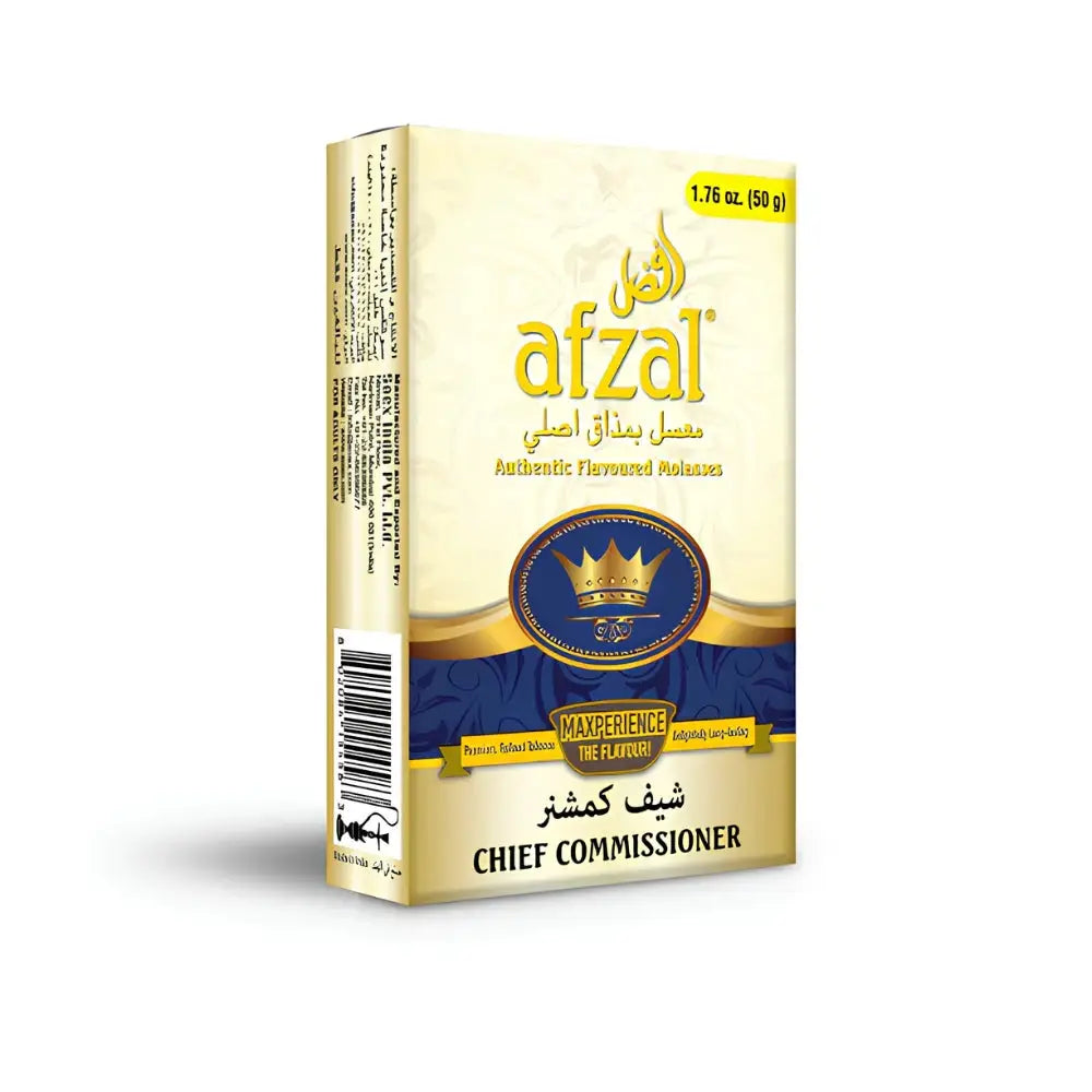 Afzal Hookah Tobacco Shisha Molasses - Chief Commissioner / 50gm - Shisha Molasses - Vapes Uae