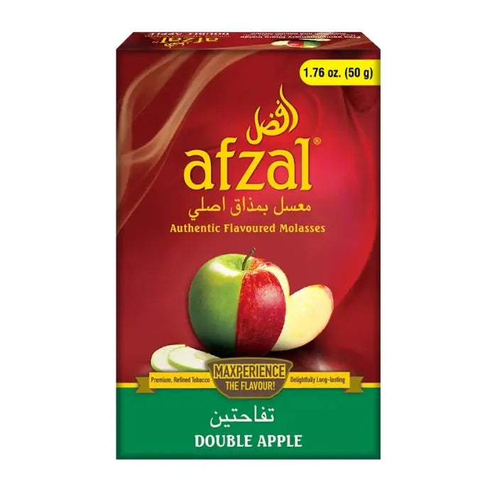 Afzal Hookah Tobacco Shisha Molasses - Double Apple / 50gm - Shisha Molasses - Vapes Uae