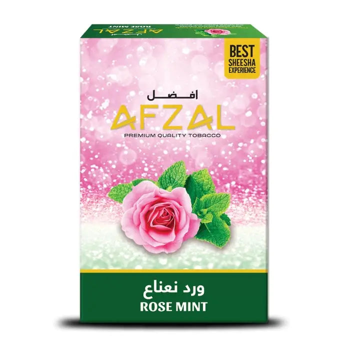 Afzal Hookah Tobacco Shisha Molasses - Rose Mint / 50gm - Shisha Molasses - Vapes Uae