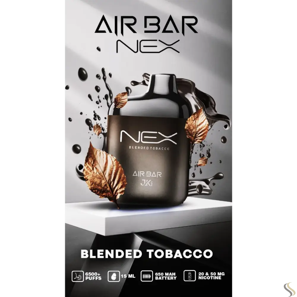 Airbar Nex Disposable Vape 6500 Puffs - Blended Tobacco - Disposable Vape - Vapes Uae