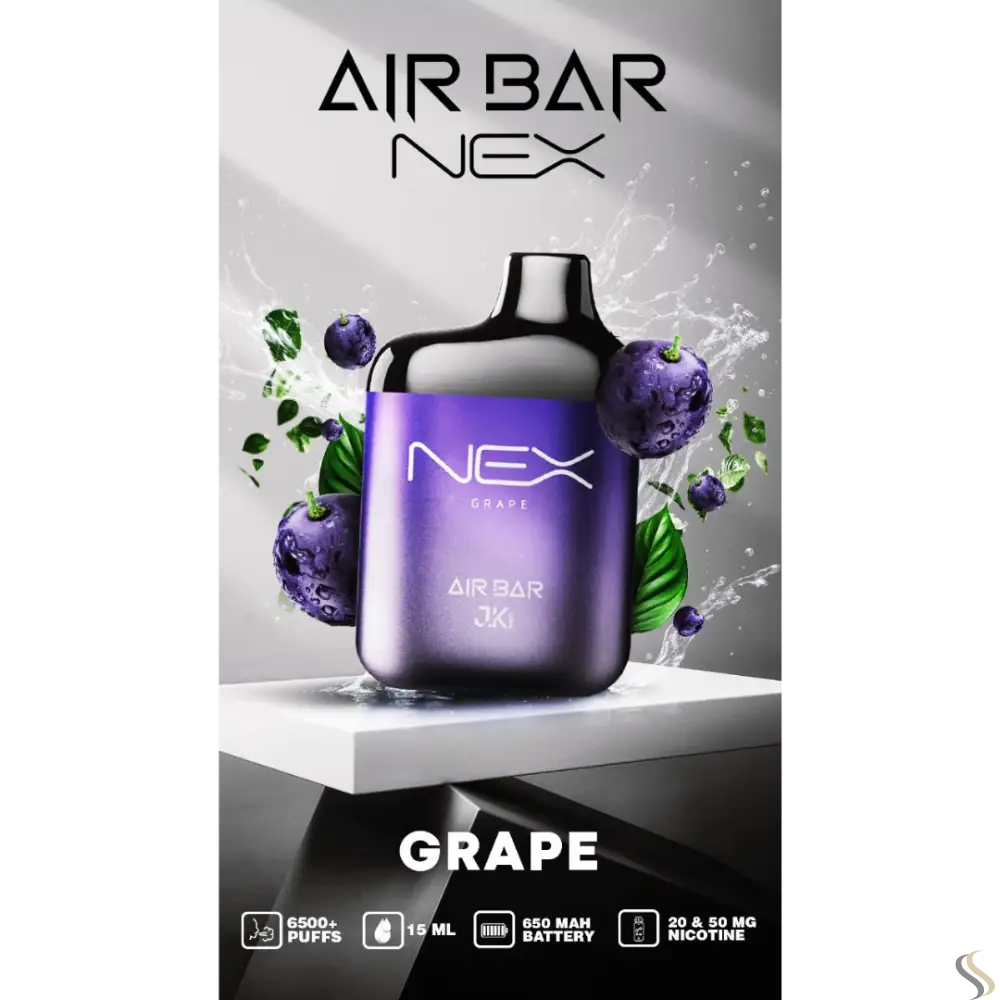 Airbar Nex Disposable Vape 6500 Puffs - Grape - Disposable Vape - Vapes Uae