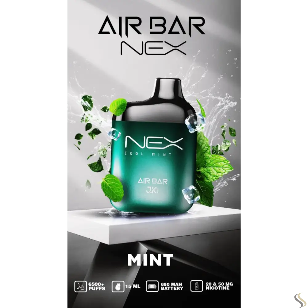 Airbar Nex Disposable Vape 6500 Puffs - Mint - Disposable Vape - Vapes Uae