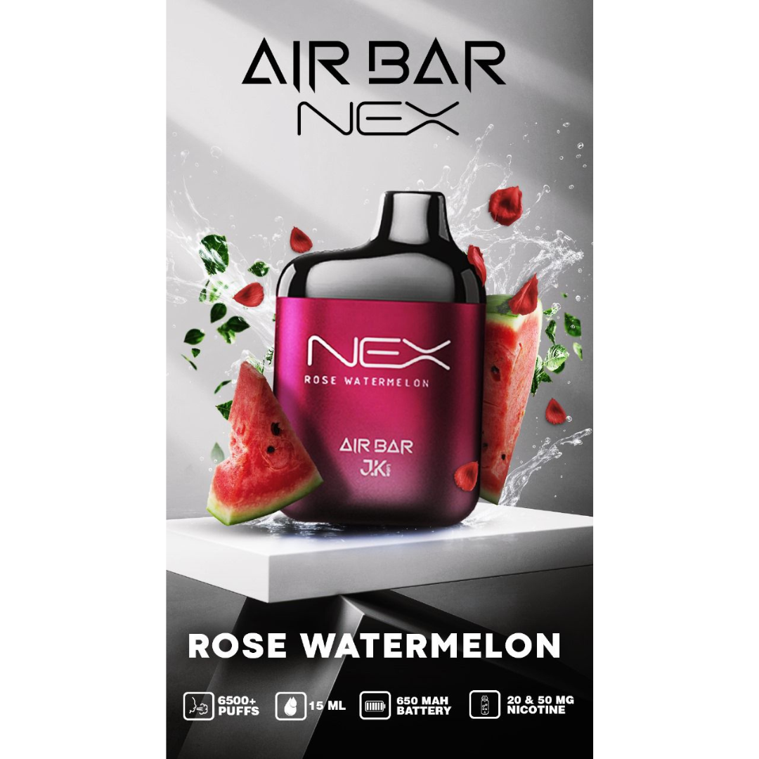 Airbar Nex Disposable Vape 6500 Puffs - Rose Watermelon - Disposable Vape - Vapes Uae