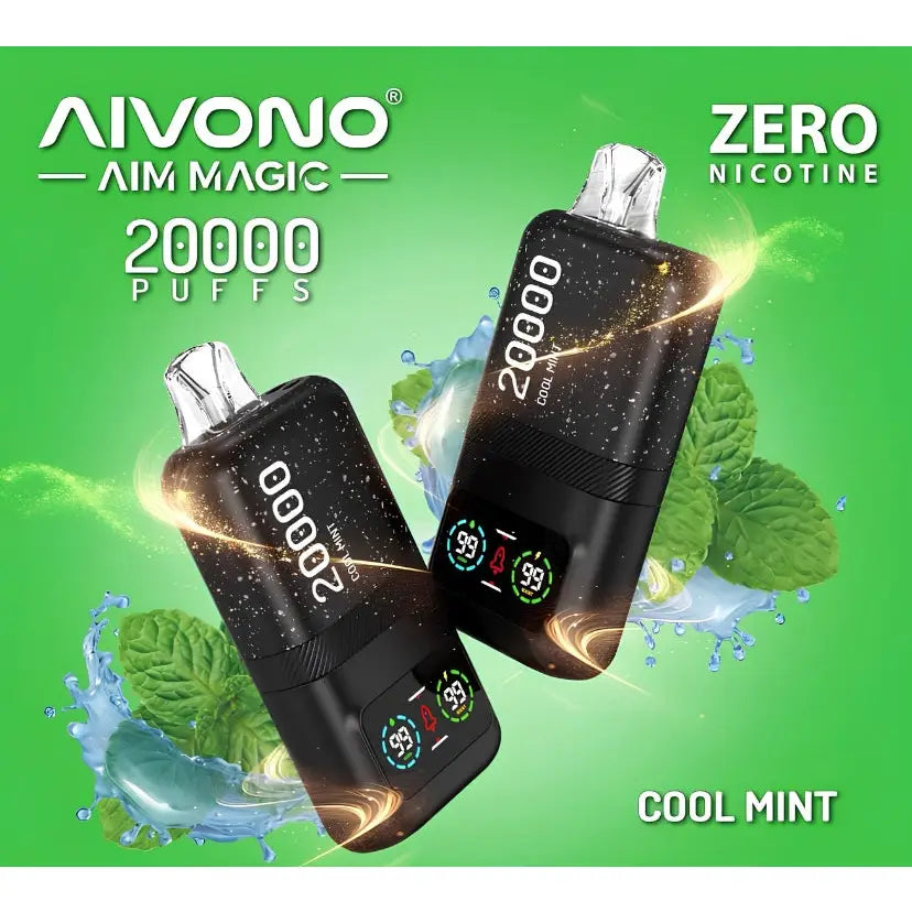 Aivono Aim Magic 20000 Puffs Disposable Vape - Cool Mint - Disposable Vape - Vapes Uae