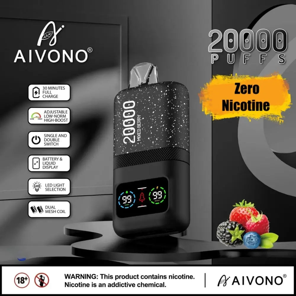 Aivono Aim Magic 20000 Puffs Disposable Vape - Watermelon Blueberry - Disposable Vape - Vapes Uae