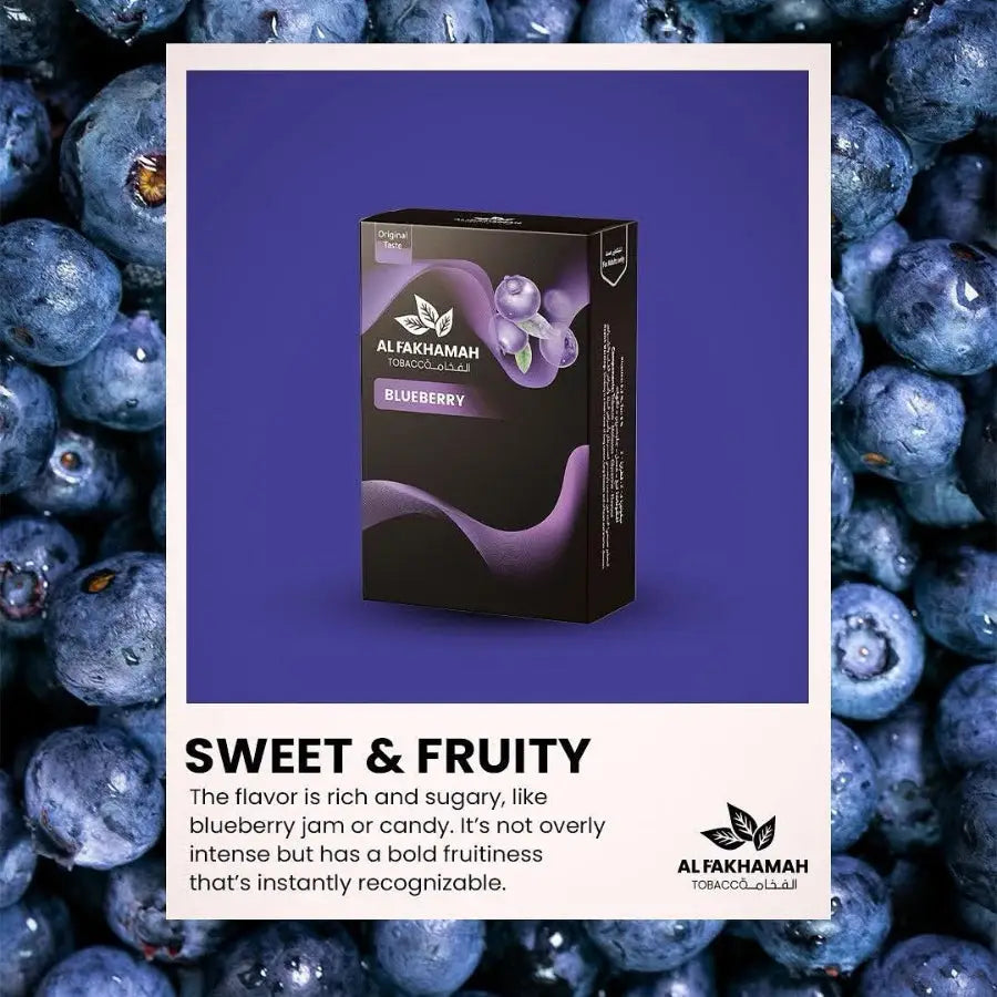 Al Fakhamah Shisha Tobacco Molasses - Blueberry / 250g - Shisha Molasses - Vapes Uae