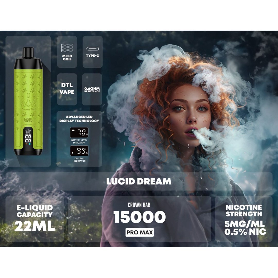 Al fakher 15000 pro max disposable - lucid dream - disposable vape