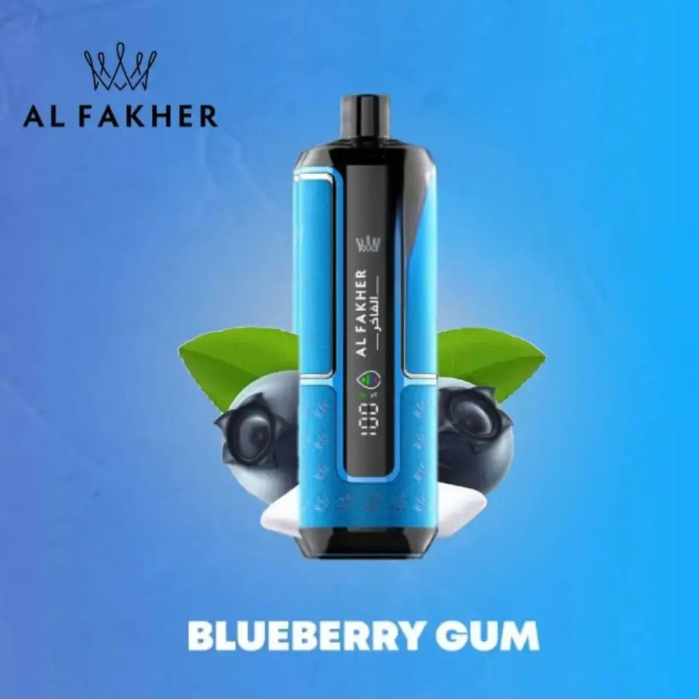 Al Fakher Crown Bar Hypermax 15000 Puffs Disposable Vape - Blueberry Gum - Disposable Vape - Vapes Uae