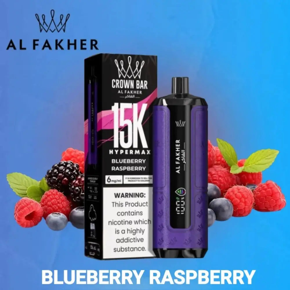 Al Fakher Crown Bar Hypermax 15000 Puffs UAE | Smoke Souq Al Fakher Crown Bar Hypermax 15000 Puffs UAE | Smoke Souq