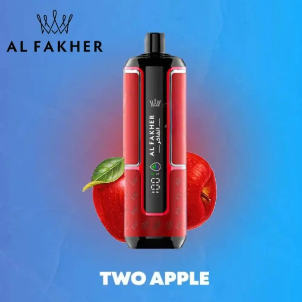 Al Fakher Crown Bar Hypermax 15000 Puffs Disposable Vape - Two Apple - Disposable Vape - Vapes Uae