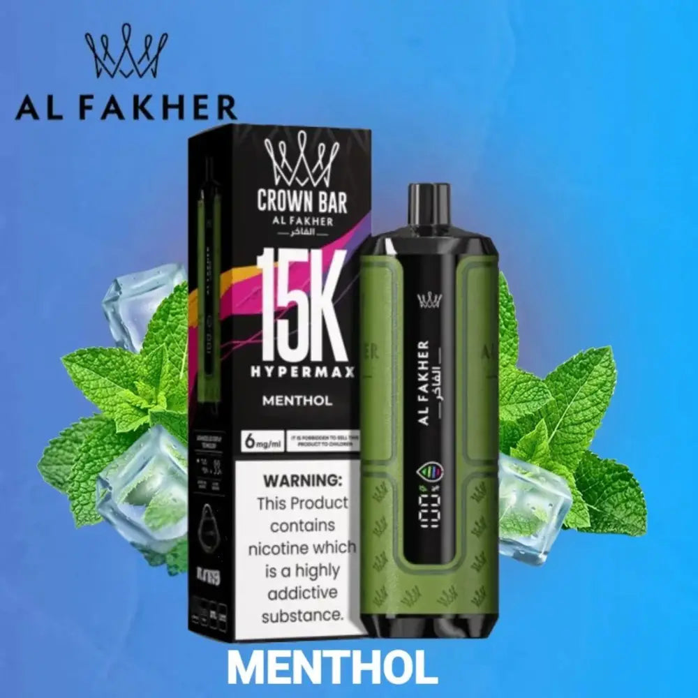 al fakher 15000 puffs Shop Al Fakher Crown Bar Ice Adjust Disposable main image 0