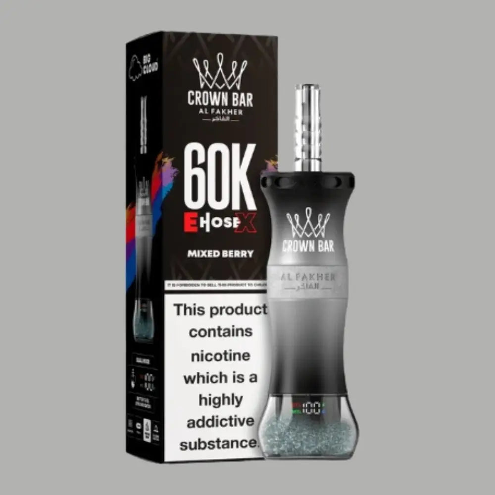 Al Fakher E-hose x Crown Bar 60000 Puffs Disposable Vape - Mixed Berry - Disposable Vape - Vapes Uae