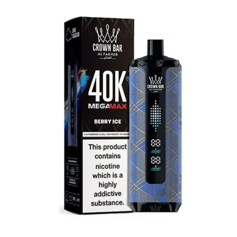 Al Fakher Mega Max 40000 Puffs Disposable Vape - Berry Ice - Disposable Vape - Vapes Uae