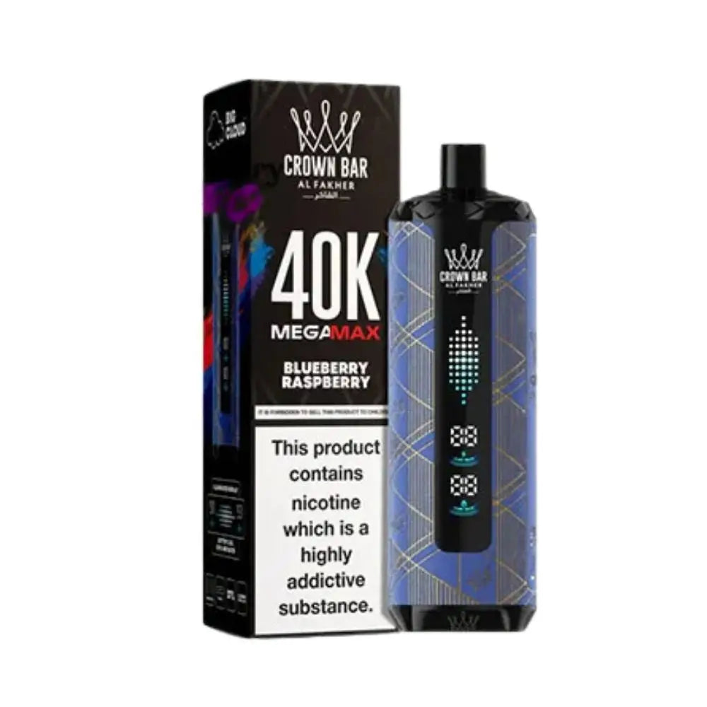 Al Fakher Mega Max 40000 Puffs Disposable Vape - Blueberry Raspberry - Disposable Vape - Vapes Uae