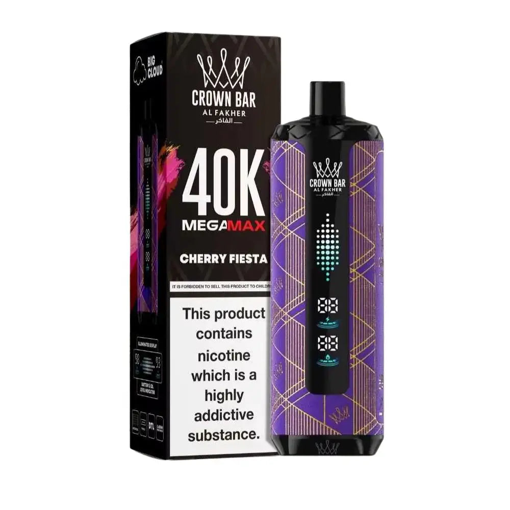 Al Fakher Mega Max 40000 Puffs Disposable Vape - Cherry Fiesta - Disposable Vape - Vapes Uae