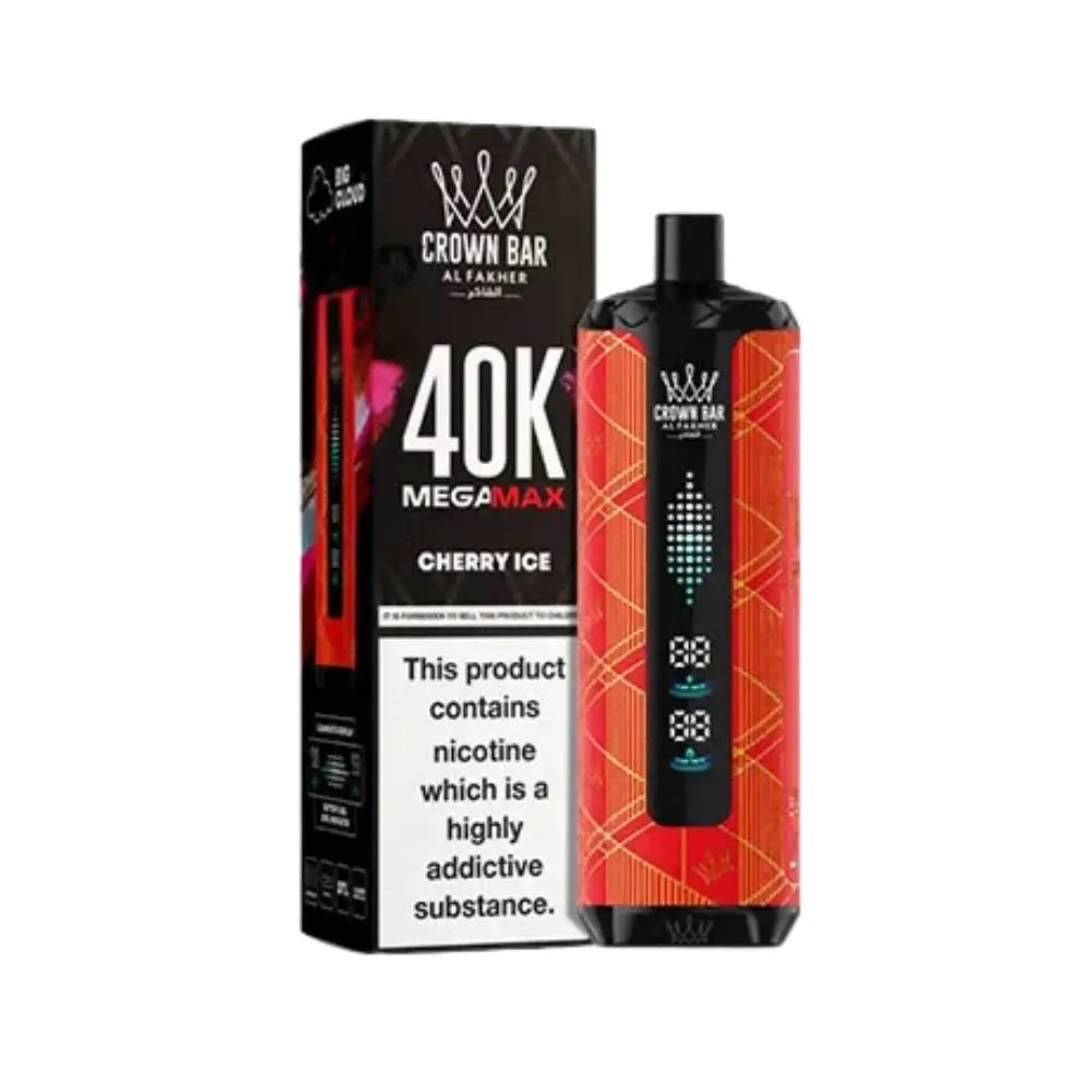 Al Fakher Mega Max 40000 Puffs Disposable Vape - Cherry Ice - Disposable Vape - Vapes Uae