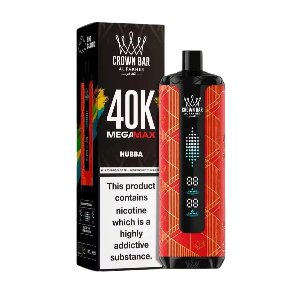 Al Fakher Mega Max 40000 Puffs Disposable Vape - Hubba - Disposable Vape - Vapes Uae
