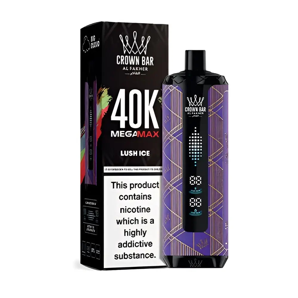 Al Fakher Mega Max 40000 Puffs Disposable Vape - Lush Ice - Disposable Vape - Vapes Uae