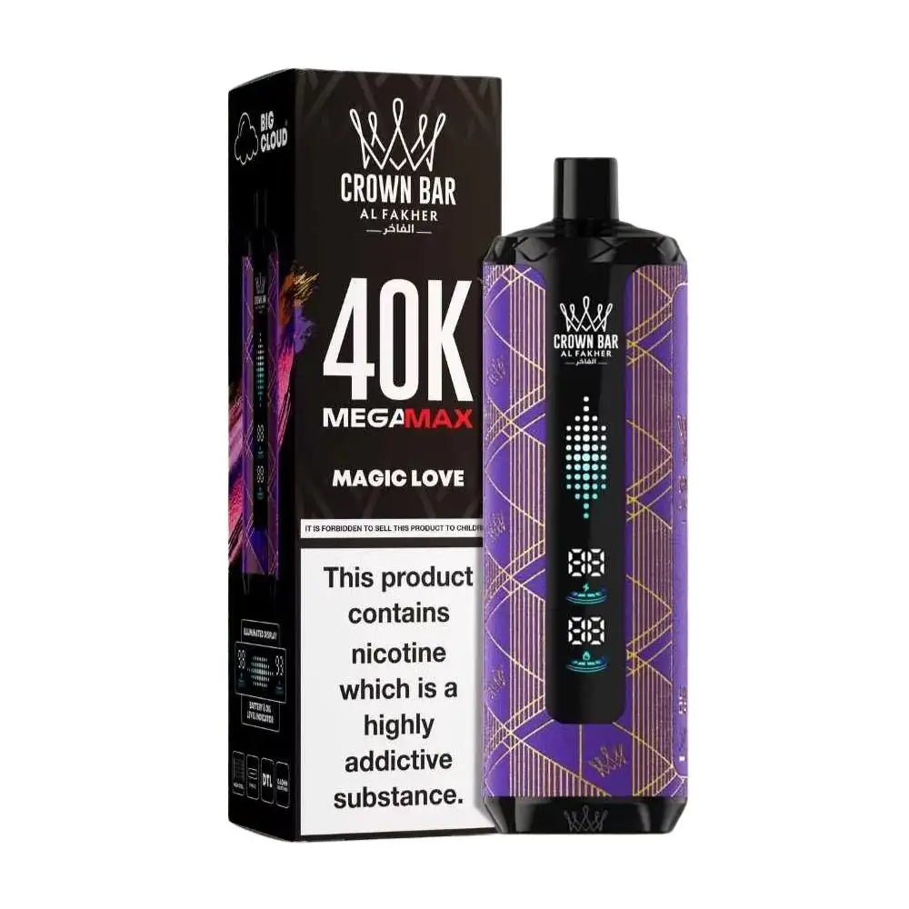 Al Fakher Mega Max 40000 Puffs Disposable Vape - Magic Love - Disposable Vape - Vapes Uae