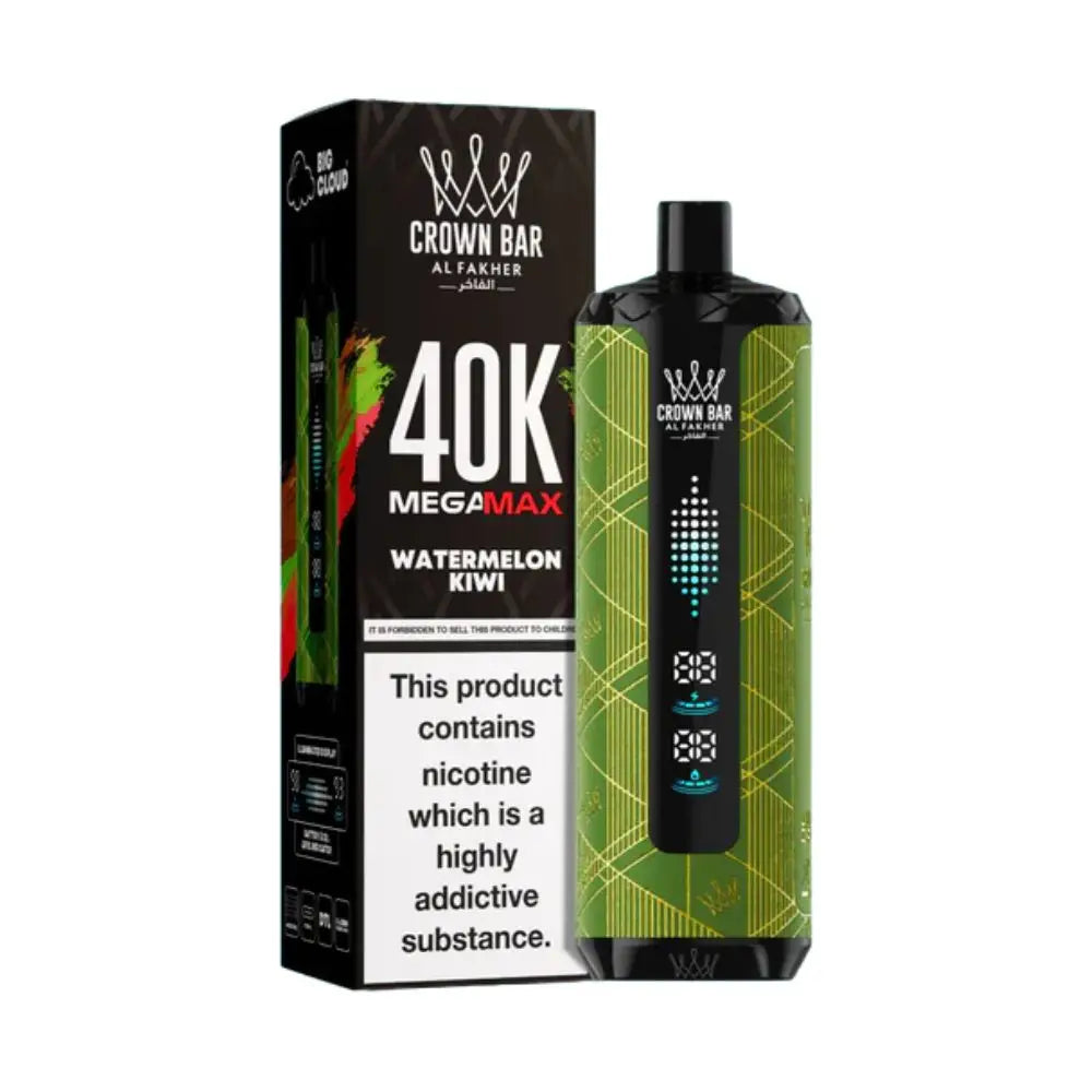 Al Fakher Mega Max 40000 Puffs Disposable Vape - Watermelon Kiwi - Disposable Vape - Vapes Uae