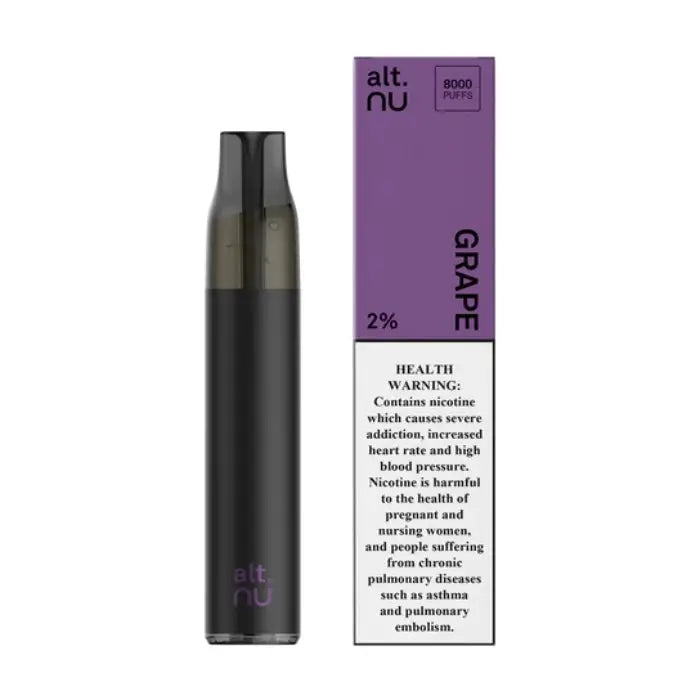 Alt Nu 8000 Puffs Disposable Vape - Grape - Disposable Vape - Vapes Uae