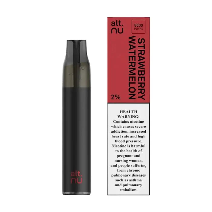 Alt Nu 8000 Puffs Disposable Vape - Strawberry Watermelon - Disposable Vape - Vapes Uae