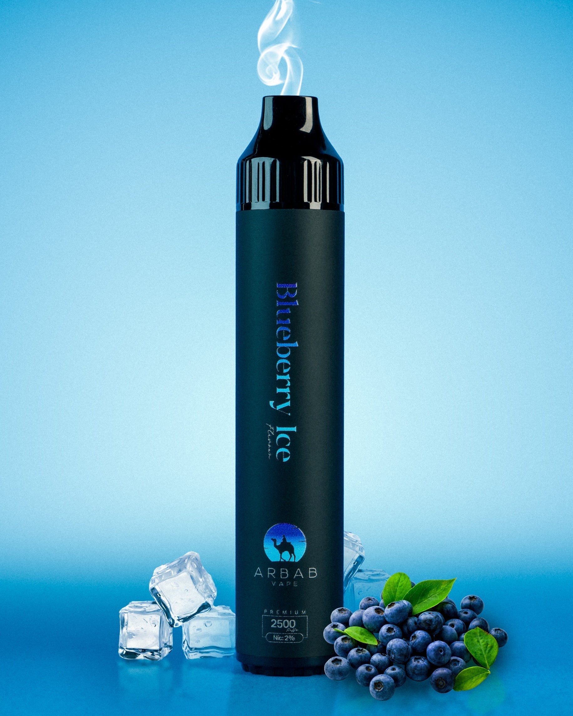 Arbab 2500 puffs luxury disposable vape - blueberry ice - disposable vape - vapes uae