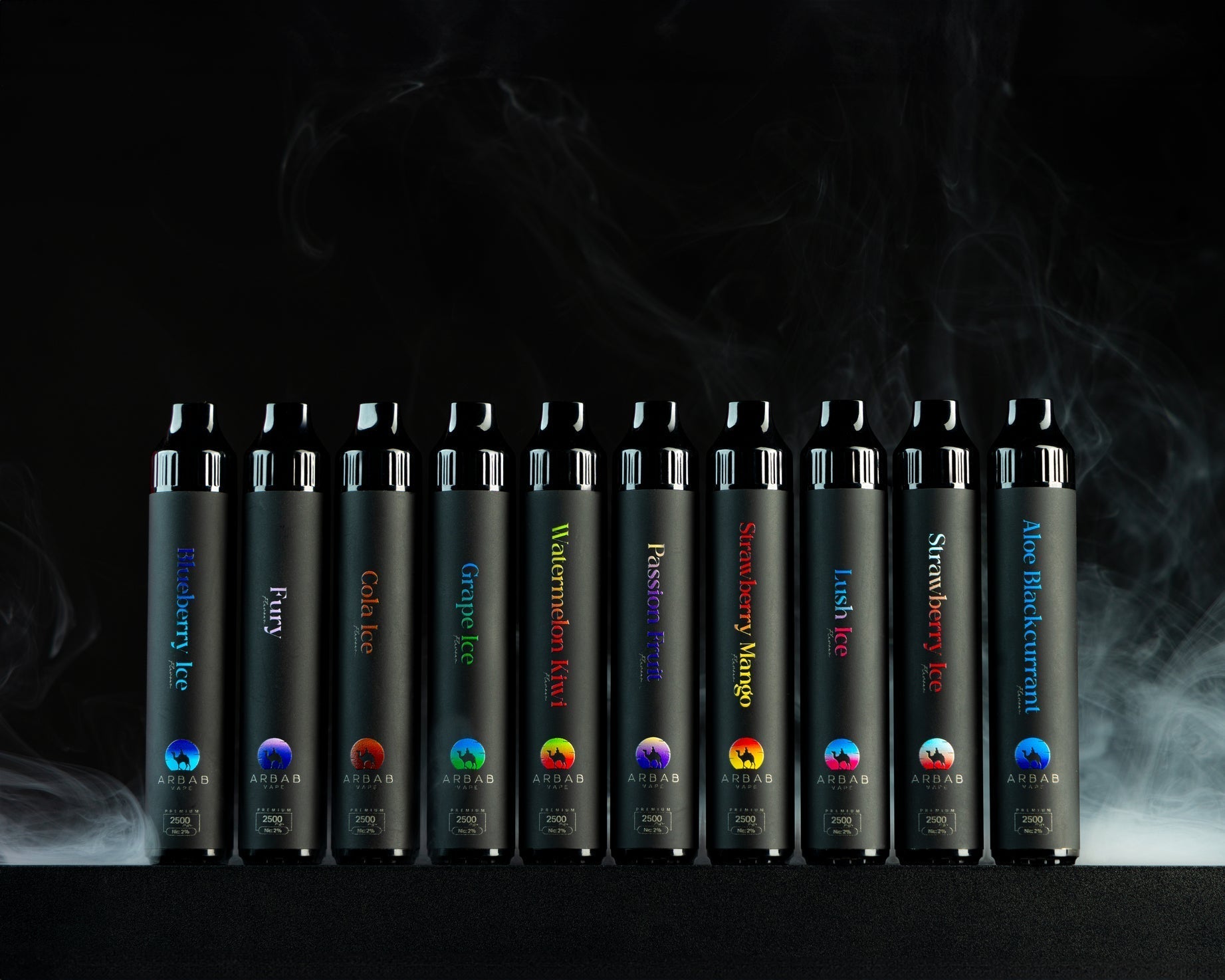 Arbab 2500 puffs luxury disposable vape - full box 10 flavors - disposable vape - vapes uae