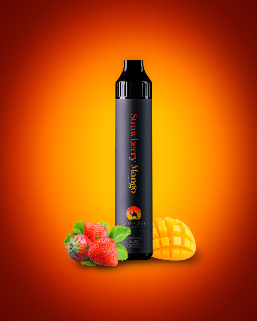 Arbab 2500 puffs luxury disposable vape - strawberry mango - disposable vape - vapes uae