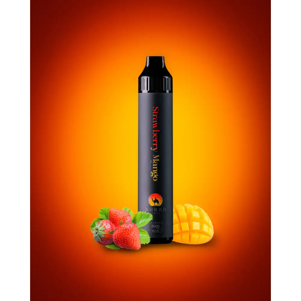 Arbab 2500 Puffs Luxury Disposable Vape - Strawberry Mango - Disposable Vape - Vapes Uae