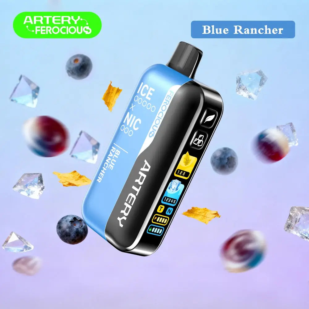 Artery Ferocious Cl6 50000 Puffs Disposable Vape - Blue Rancher - Disposable Vape - Vapes Uae