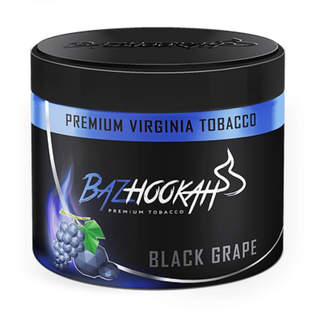 Bazhookah premium tobacco - black grape - shisha molasses - vapes uae